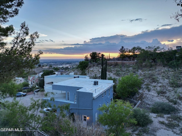 417 Irondale Dr Unit M, El Paso, TX 79912 - aerial view at dusk