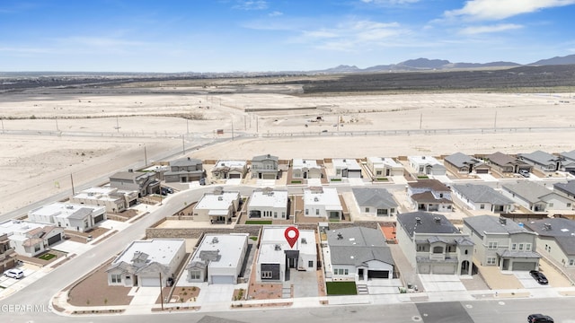 7549 Enchanted Park Dr 706849, El Paso, TX 79911 - aerial view of residential area featuring a mountain backdrop