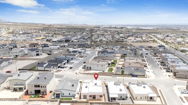 7549 Enchanted Park Dr 706849, El Paso, TX 79911 - aerial view of residential area with a mountain backdrop