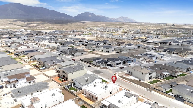 7549 Enchanted Park Dr 706849, El Paso, TX 79911 - aerial view of residential area with a mountainous background