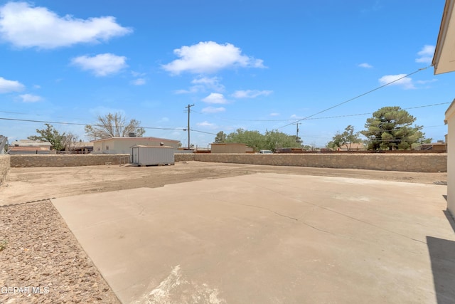 224 Ben Swain Dr, El Paso, TX 79915 - view of patio with a storage unit
