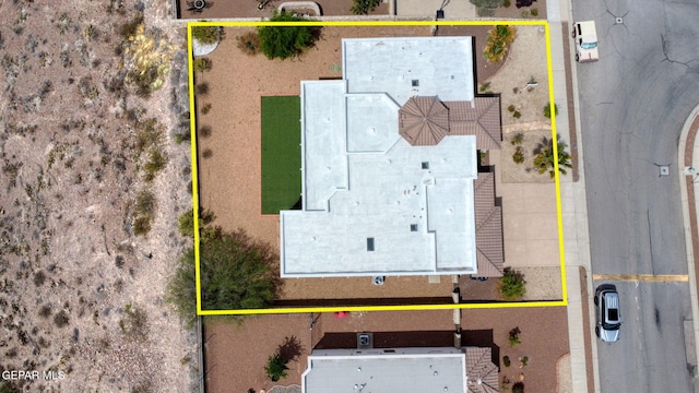 6688 Tuscany Ridge Dr, El Paso, TX 79912 - aerial view of property's location featuring property parcel outlined