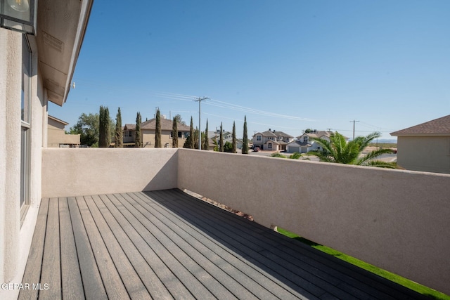 448 Ghost Flower St, Horizon City, TX 79928 - deck with a residential view