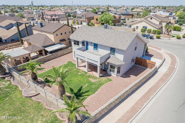 448 Ghost Flower St, Horizon City, TX 79928 - aerial perspective of suburban area