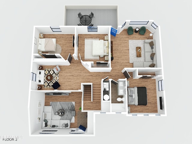 448 Ghost Flower St, Horizon City, TX 79928 - view of floor plan / room layout
