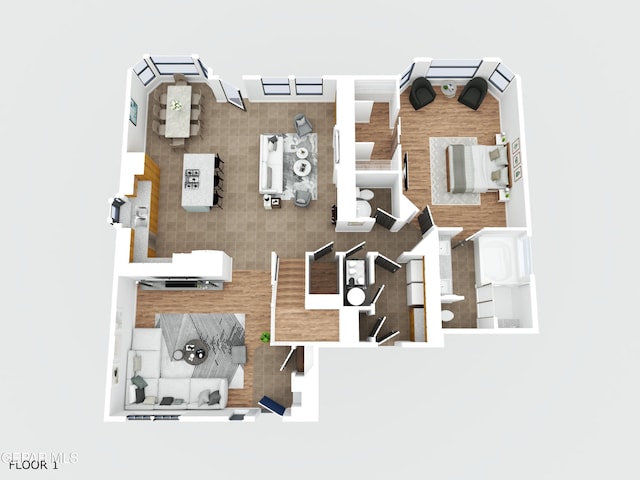 448 Ghost Flower St, Horizon City, TX 79928 - view of floor plan / room layout