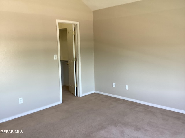 683 Juan Munoz Ct, El Paso, TX 79932 - carpeted empty room with baseboards and lofted ceiling