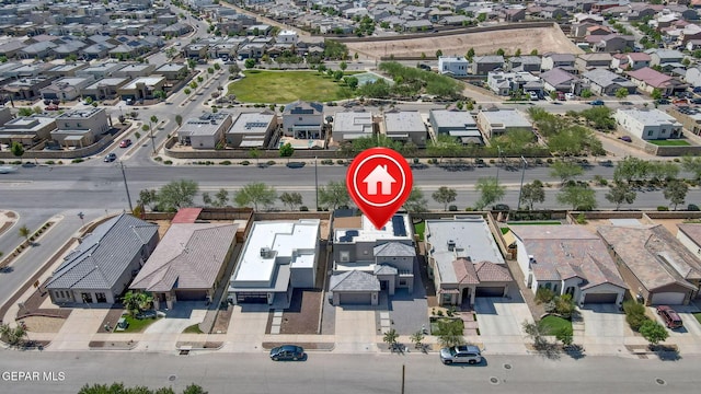 13594 Gatton St, El Paso, TX 79928 - aerial overview of property's location featuring nearby suburban area