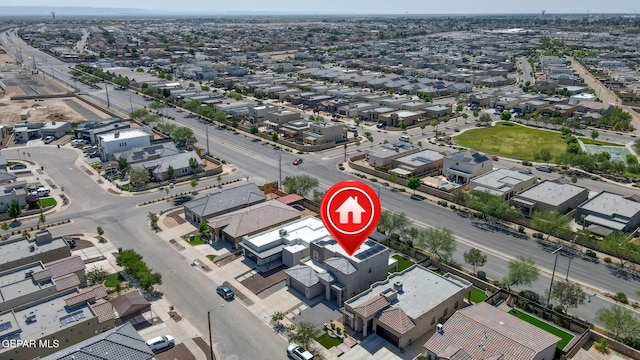 13594 Gatton St, El Paso, TX 79928 - aerial perspective of suburban area
