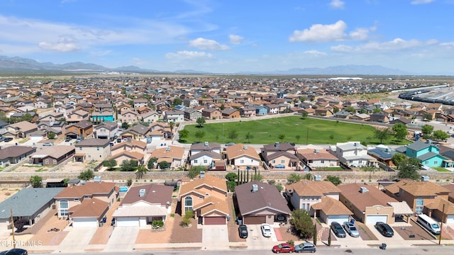 11905 Jim Webb Dr, El Paso, TX 79934 - aerial view of property's location featuring nearby suburban area and a mountain backdrop