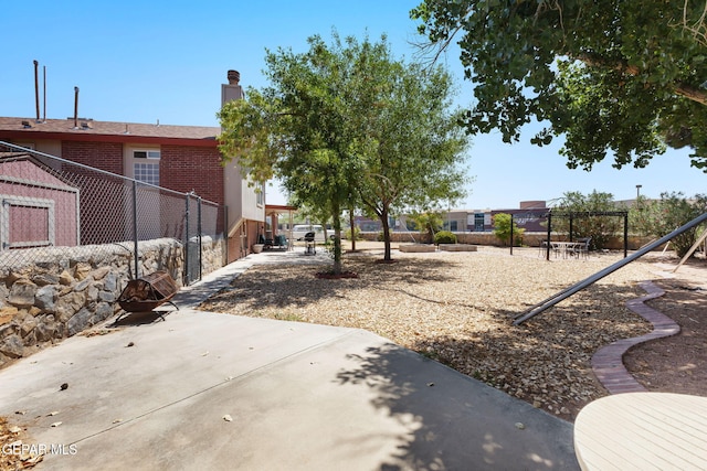 12090 Sterling Mary Way, El Paso, TX 79936 - view of yard featuring a playground