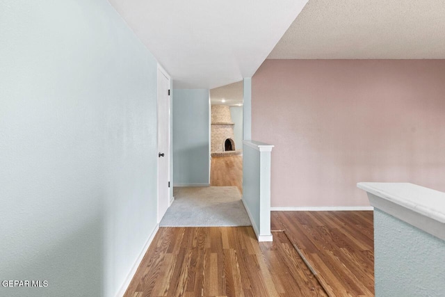 4821 Round Rock Dr, El Paso, TX 79924 - hall featuring wood finished floors