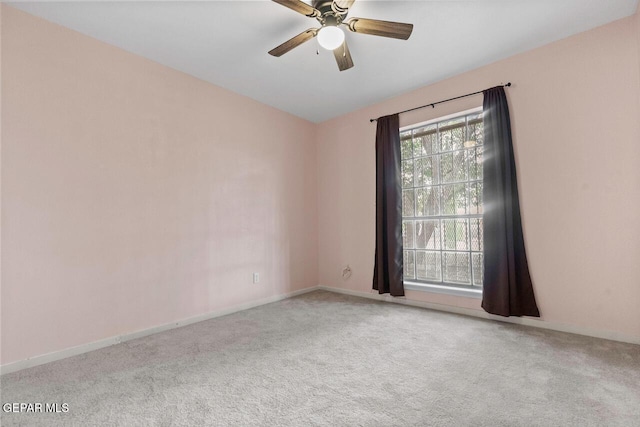 4821 Round Rock Dr, El Paso, TX 79924 - unfurnished room featuring carpet flooring and a ceiling fan