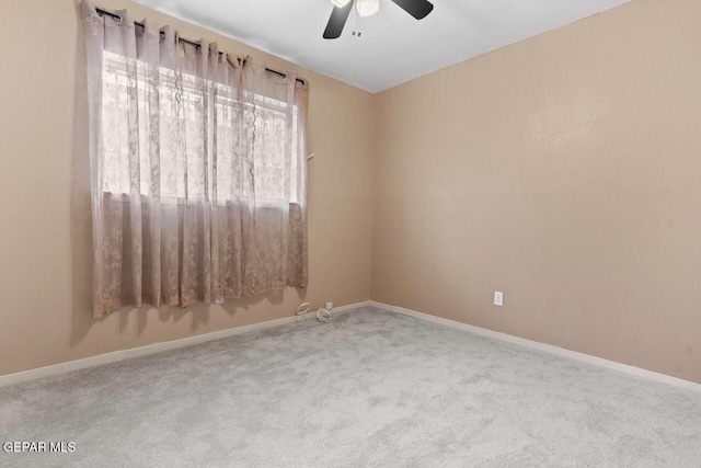 4821 Round Rock Dr, El Paso, TX 79924 - empty room with a ceiling fan and carpet