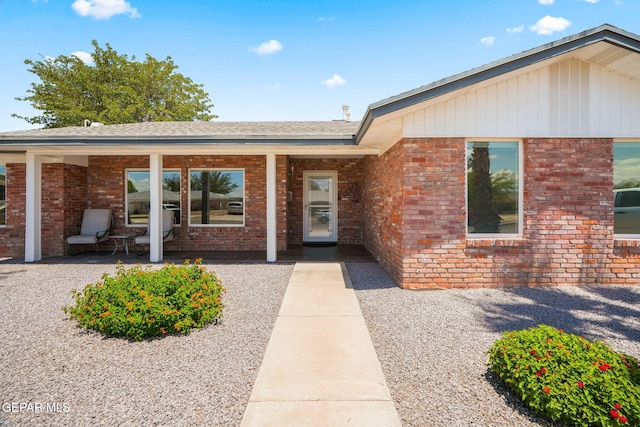 10121 Monaco Dr, El Paso, TX 79925 - property entrance with brick siding