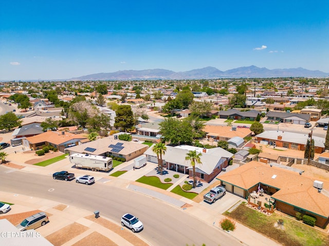 10121 Monaco Dr, El Paso, TX 79925 - aerial view of residential area with a mountainous background