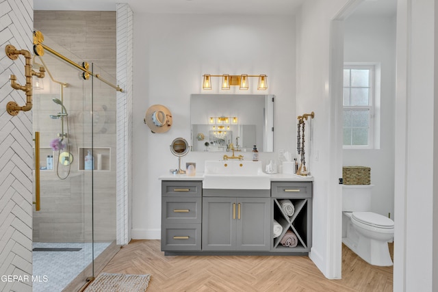 1042 Castillo Ct, El Paso, TX 79932 - bathroom with a stall shower and vanity