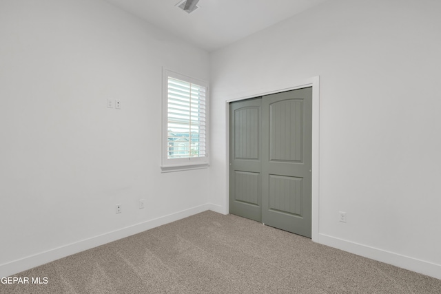 837 Paseo Serra Ct, El Paso, TX 79928 - unfurnished bedroom featuring carpet floors and a closet