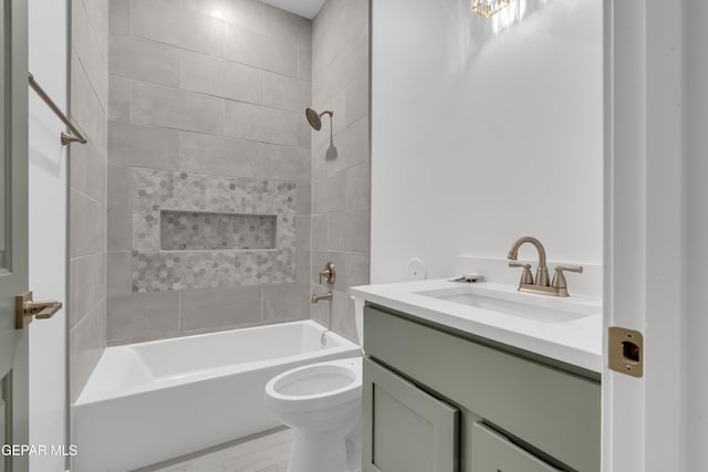 837 Paseo Serra Ct, El Paso, TX 79928 - bathroom featuring vanity and washtub / shower combination