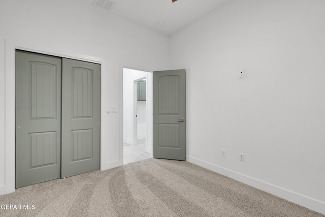837 Paseo Serra Ct, El Paso, TX 79928 - unfurnished bedroom with carpet floors and a closet