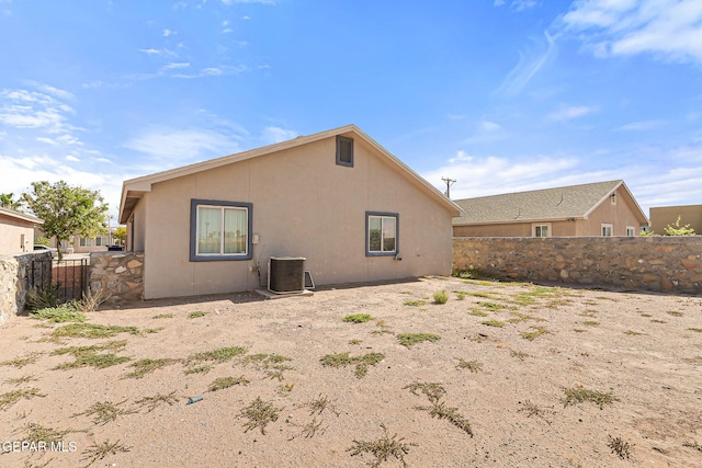 13344 Jonathan Elias Ct, El Paso, TX 79938 - back of property with stucco siding