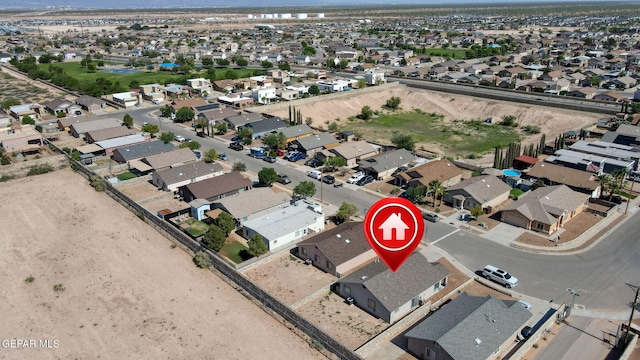 13344 Jonathan Elias Ct, El Paso, TX 79938 - aerial view of property's location with nearby suburban area