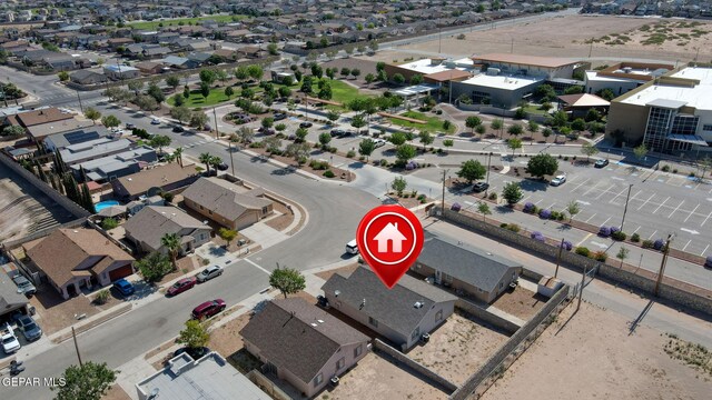 13344 Jonathan Elias Ct, El Paso, TX 79938 - aerial perspective of suburban area