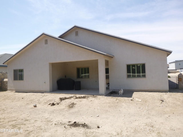 929 Pecos River Dr, El Paso, TX 79932 - rear view of property with a patio area and stucco siding