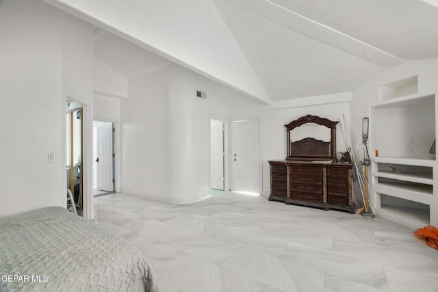 12247 Chisholm Pass Dr, El Paso, TX 79936 - bedroom featuring lofted ceiling