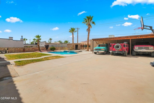 12247 Chisholm Pass Dr, El Paso, TX 79936 - view of swimming pool