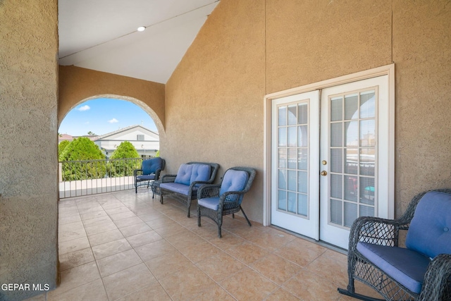 12247 Chisholm Pass Dr, El Paso, TX 79936 - patio / terrace featuring french doors