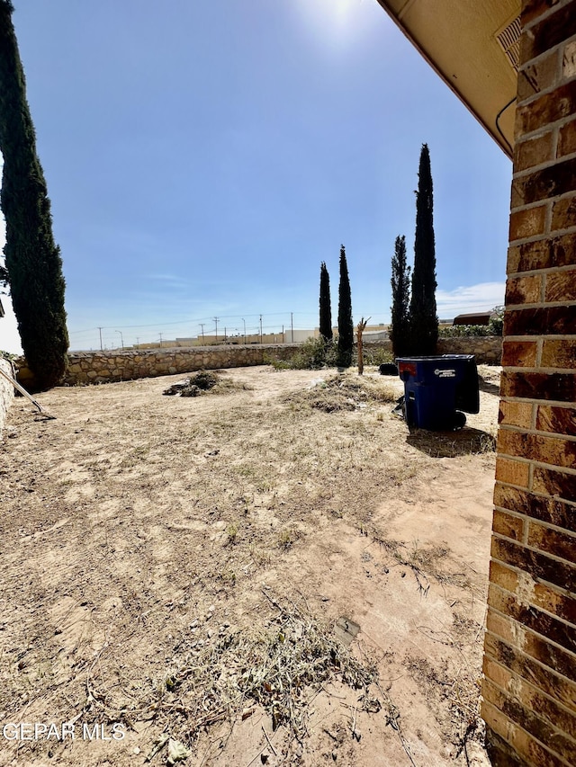 12036 Valley Quail Dr, El Paso, TX 79936 - view of yard