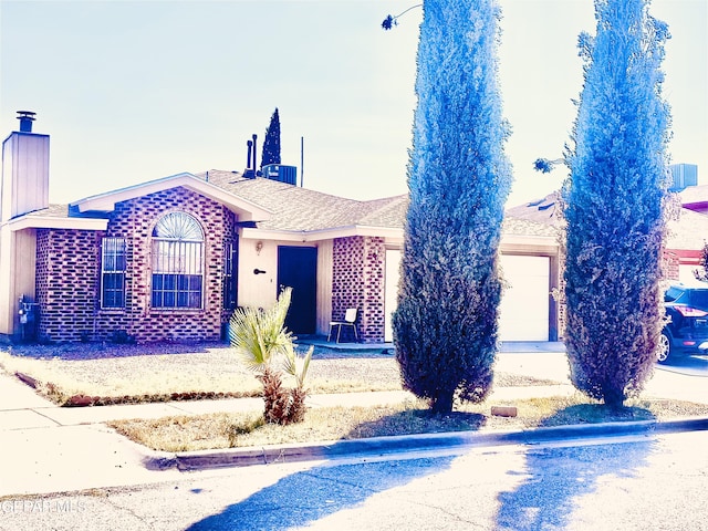 12036 Valley Quail Dr, El Paso, TX 79936 - ranch-style house featuring a chimney