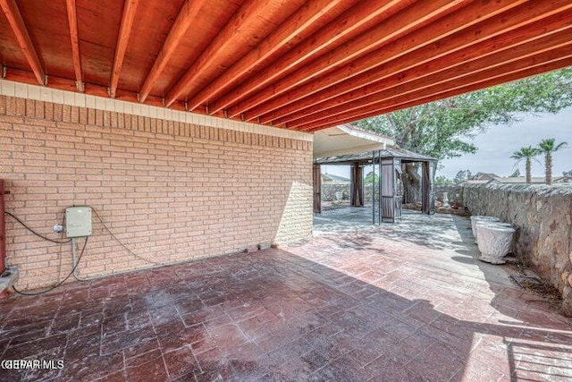 1944 Ratner Cir, El Paso, TX 79936 - view of patio / terrace featuring a gazebo