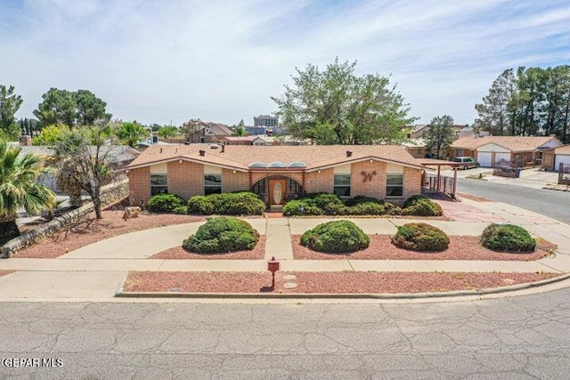 1944 Ratner Cir, El Paso, TX 79936 - ranch-style house featuring concrete driveway