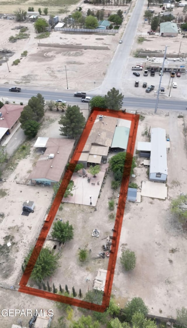 11749 Socorro Rd, Socorro, TX 79927 - aerial view of property's location with property parcel outlined