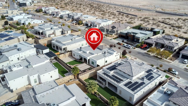 12289 Freshwater Dr, El Paso, TX 79928 - aerial perspective of suburban area