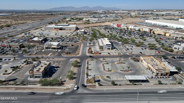 12289 Freshwater Dr, El Paso, TX 79928 - aerial overview of property's location with a mountainous background