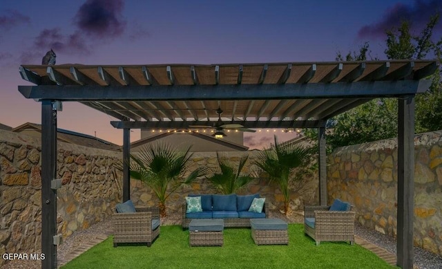 2057A Howard Jones, El Paso, TX 79938 - view of patio / terrace with an outdoor living space