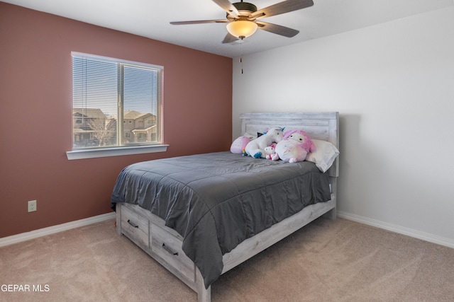 2057A Howard Jones, El Paso, TX 79938 - carpeted bedroom featuring baseboards and ceiling fan