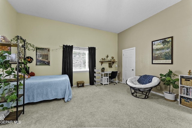34 Kingery Dr, El Paso, TX 79902 - carpeted bedroom with baseboards and an office area