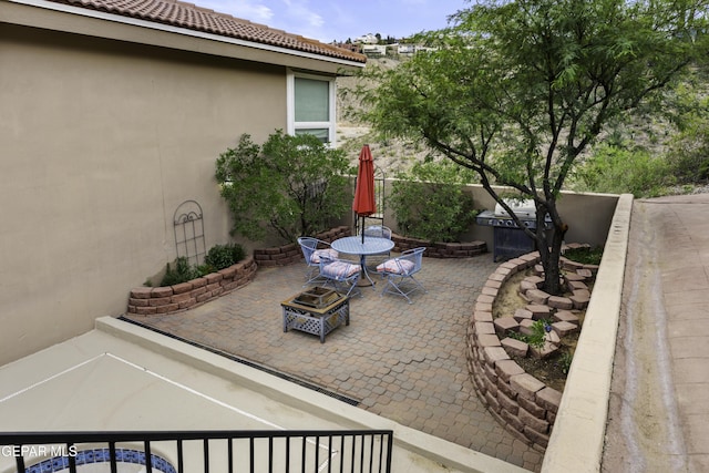 34 Kingery Dr, El Paso, TX 79902 - view of patio / terrace featuring outdoor dining area