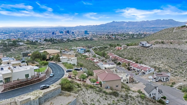 34 Kingery Dr, El Paso, TX 79902 - aerial view of a mountain backdrop