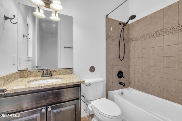 5833 Sundale Rd, El Paso, TX 79912 - bathroom featuring vanity and shower / tub combination