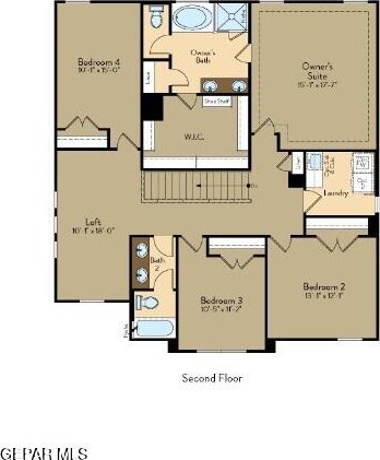 2225 Moon Loft Pl, El Paso, TX 79911 - view of home floor plan