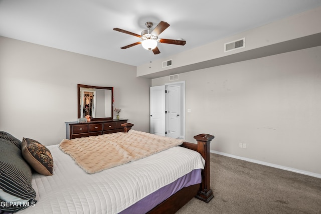801 Hc Gilbert Minjares Dr Unit A, Socorro, TX 79927 - carpeted bedroom with baseboards and ceiling fan