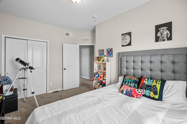 801 Hc Gilbert Minjares Dr Unit A, Socorro, TX 79927 - carpeted bedroom featuring a closet and baseboards