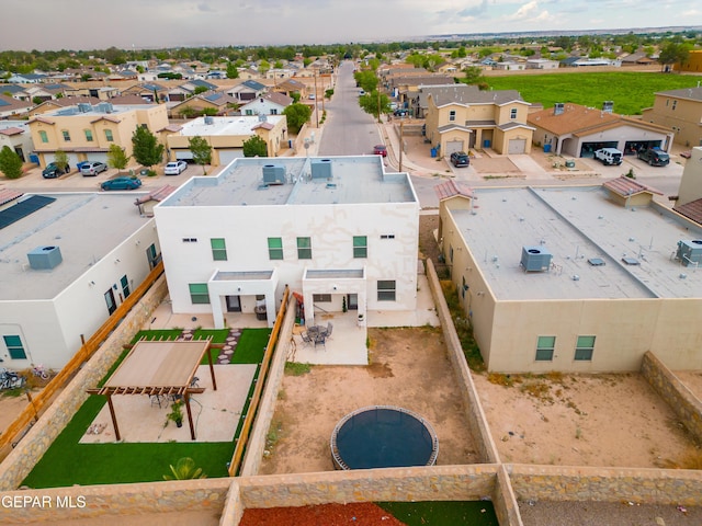 801 Hc Gilbert Minjares Dr Unit A, Socorro, TX 79927 - aerial perspective of suburban area