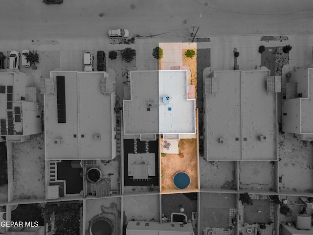 801 Hc Gilbert Minjares Dr Unit A, Socorro, TX 79927 - aerial view of property's location with property parcel outlined