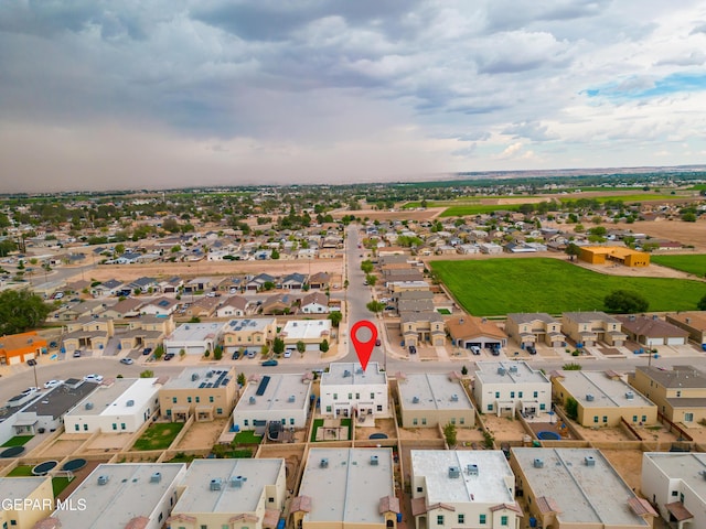 801 Hc Gilbert Minjares Dr Unit A, Socorro, TX 79927 - aerial view of residential area
